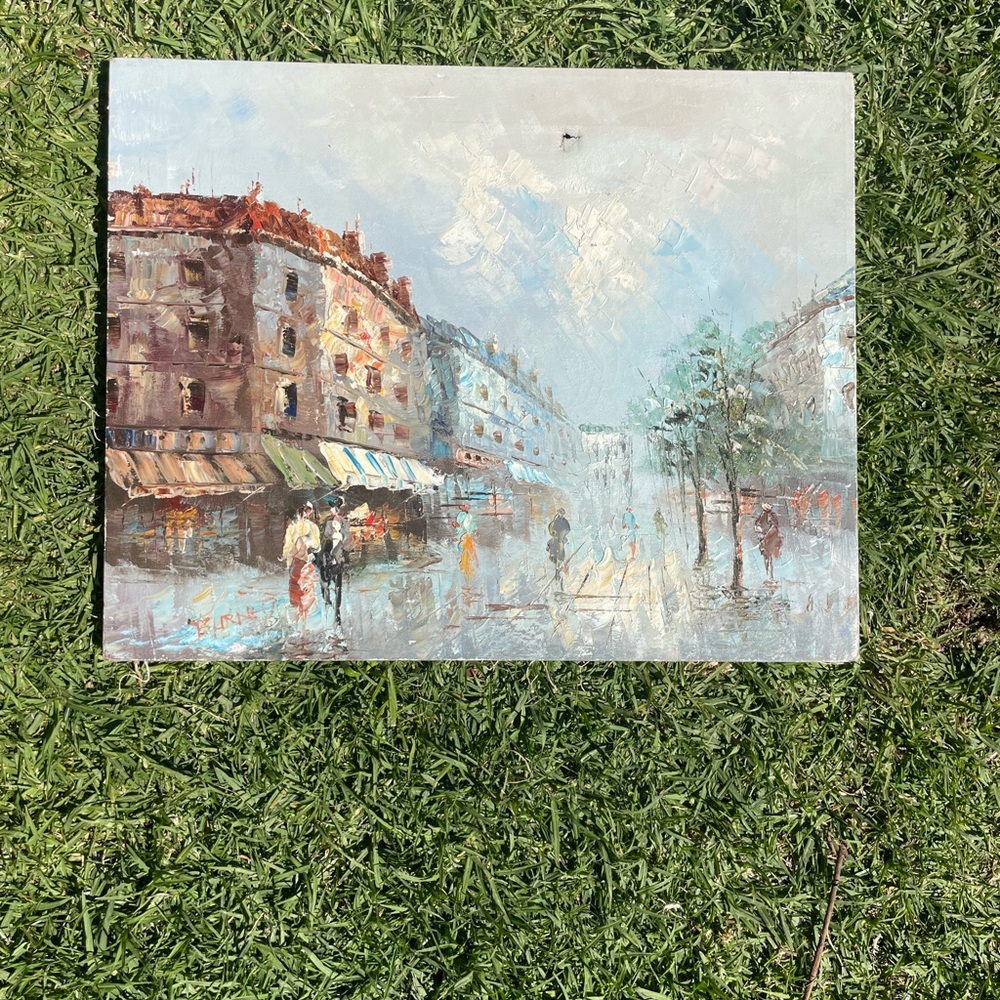 Oil Painting of Paris